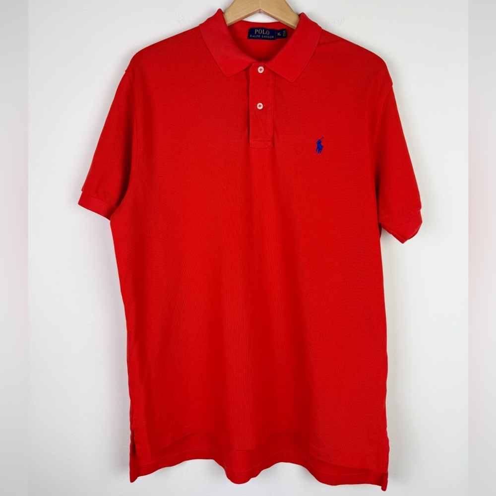 Polo Ralph Lauren Red-Orange Iconic Polo Shirt